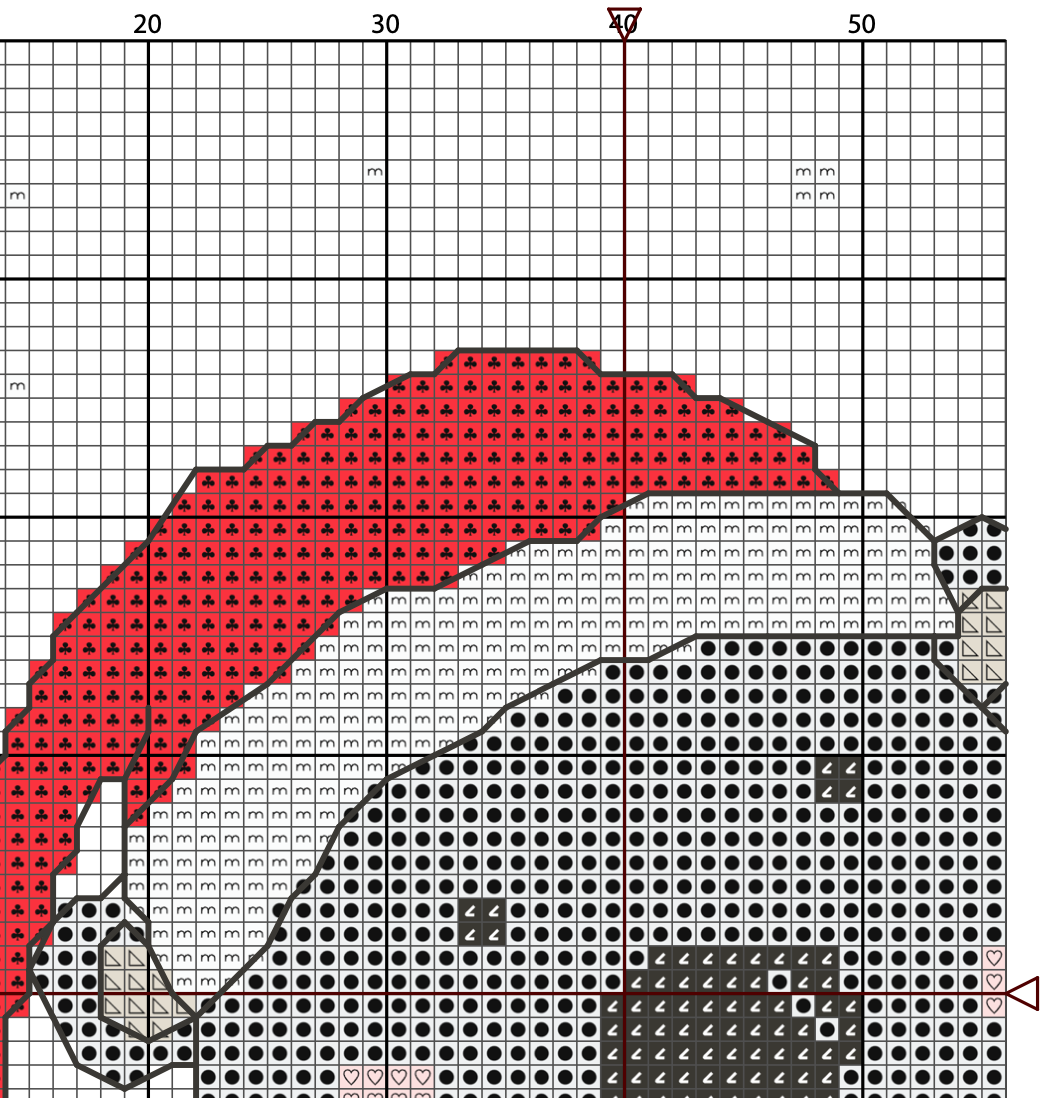 Christmas Bear and Coffee Cross Stitch Pattern - PDF Pattern
