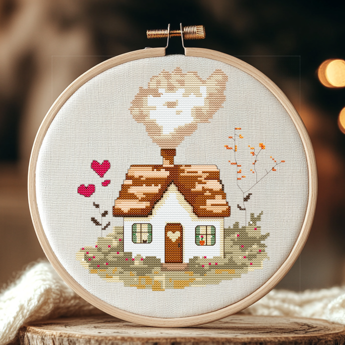Lovely Home Cross Stitch Pattern - PDF Pattern