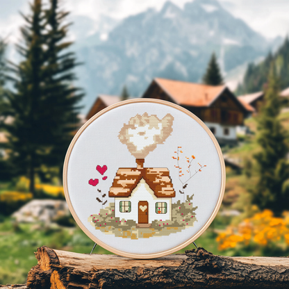 Lovely Home Cross Stitch Pattern - PDF Pattern
