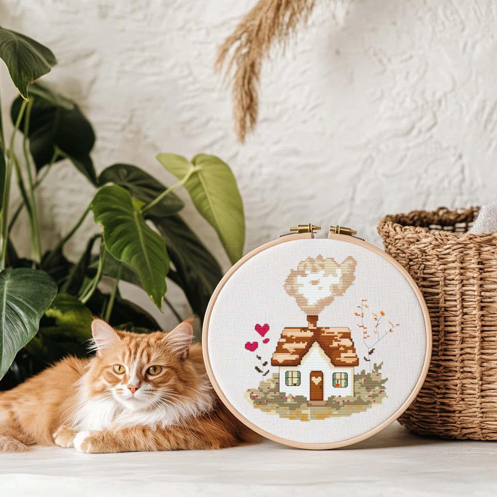 Lovely Home Cross Stitch Pattern - PDF Pattern