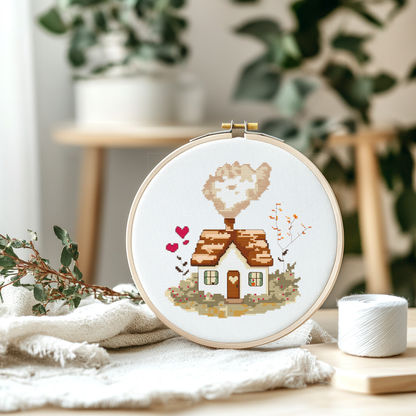 Lovely Home Cross Stitch Pattern - PDF Pattern