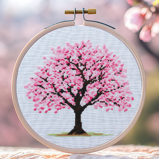 Sakura Cross Stitch Pattern - PDF Pattern