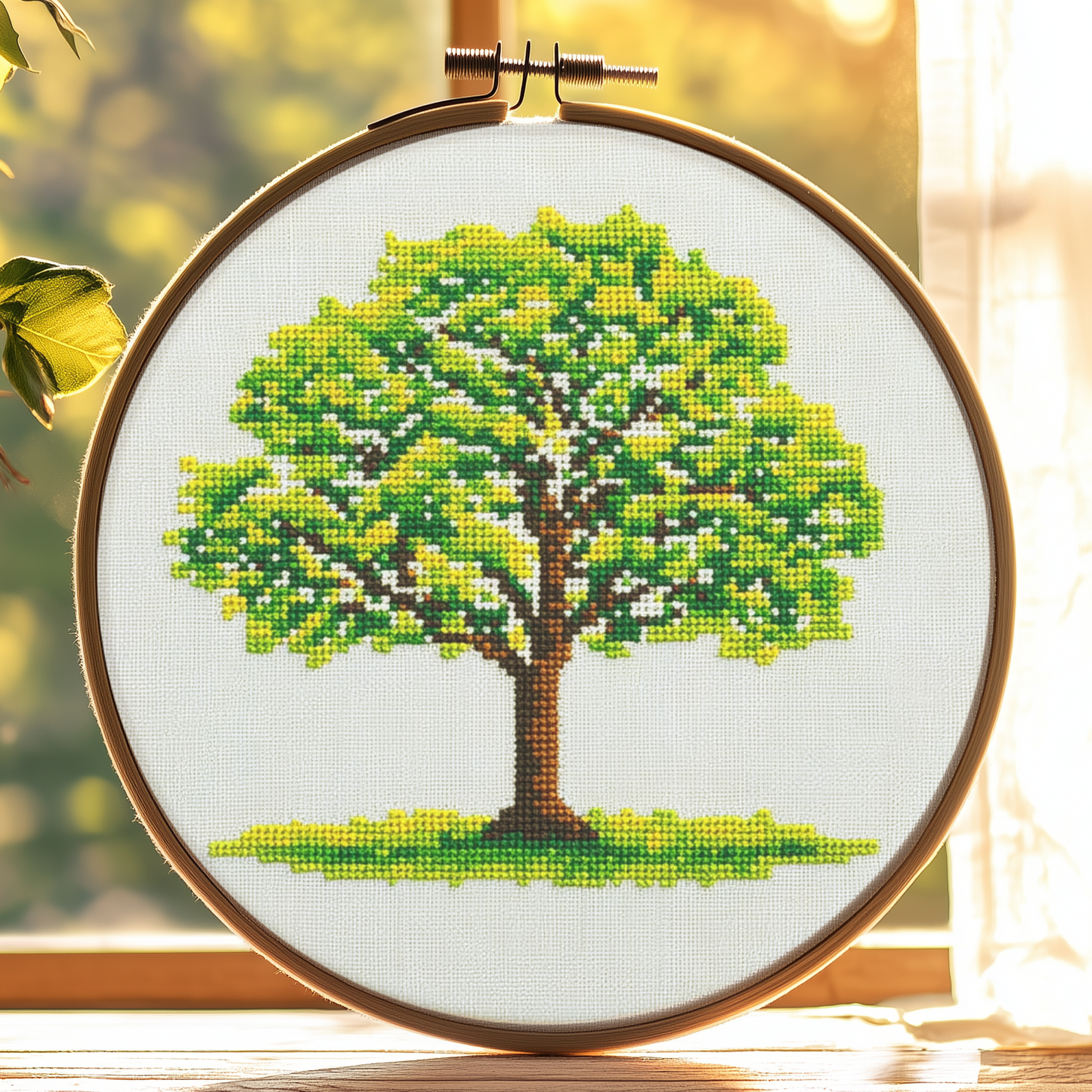 Spring Tree Cross Stitch Pattern - PDF Pattern