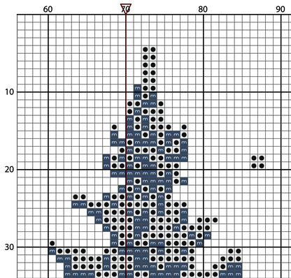 Winter Tree Cross Stitch Pattern - PDF Pattern