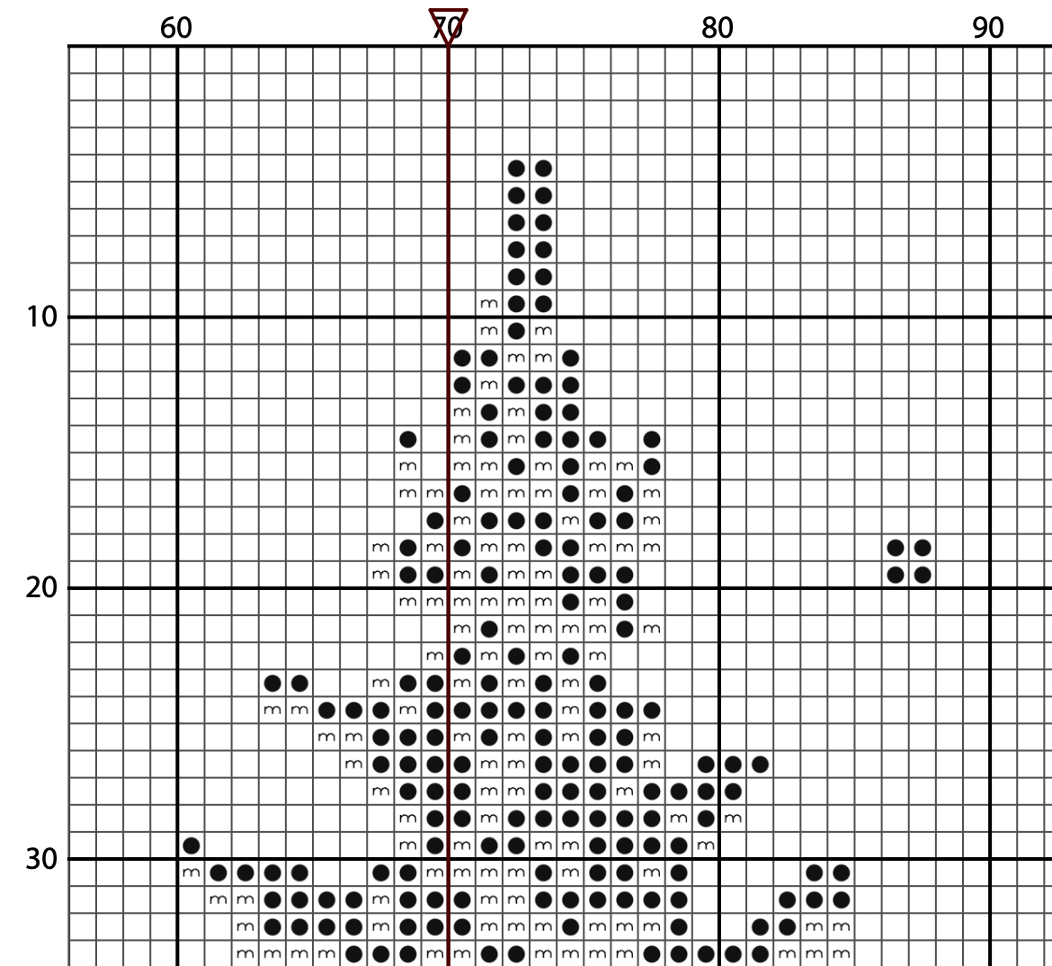 Winter Tree Cross Stitch Pattern - PDF Pattern