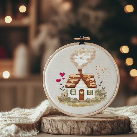 Lovely Home Cross Stitch Pattern - PDF Pattern