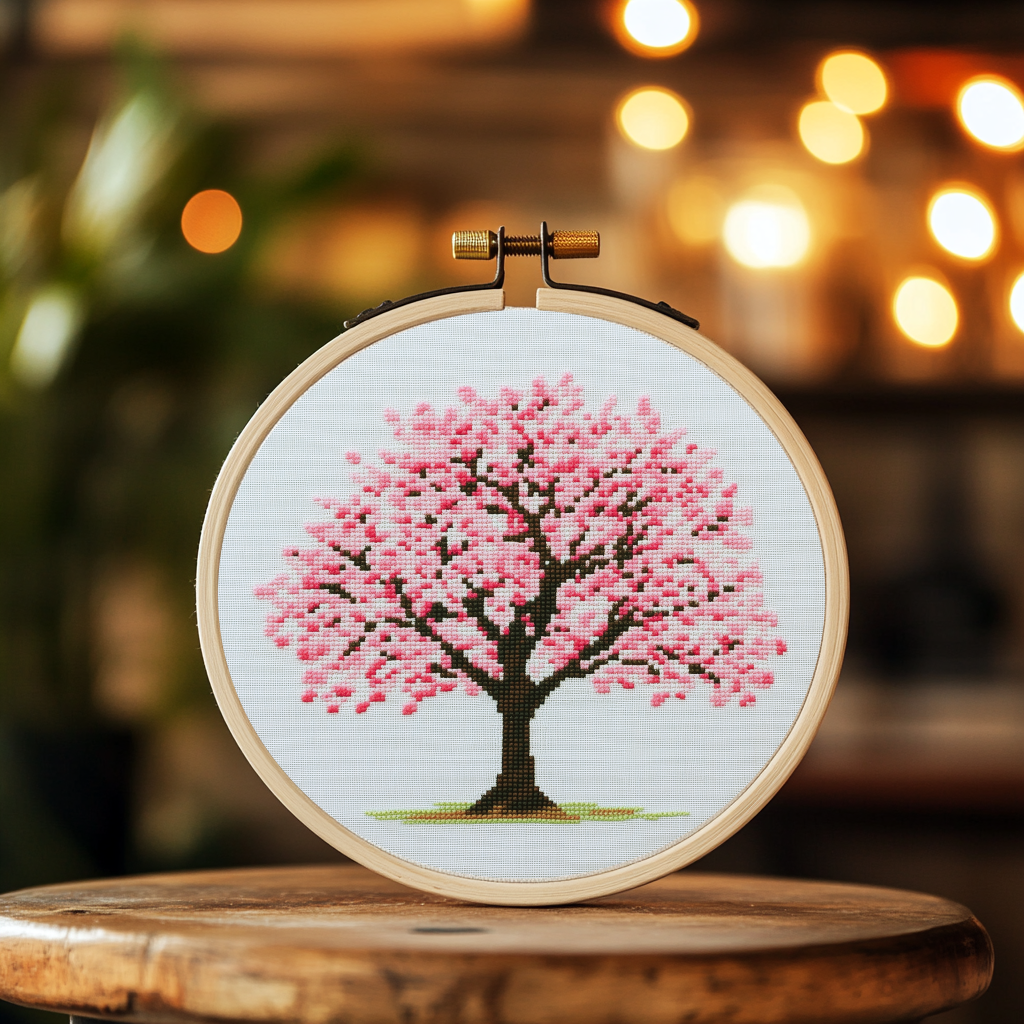 Sakura Cross Stitch Pattern - PDF Pattern